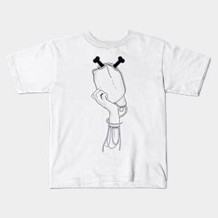 Black & white Elegant Art 7 Kids T-Shirt